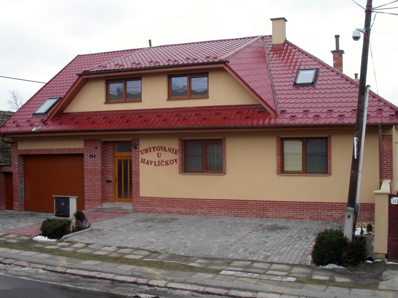 Penzión U Havlíčkov — pohľad z ulice