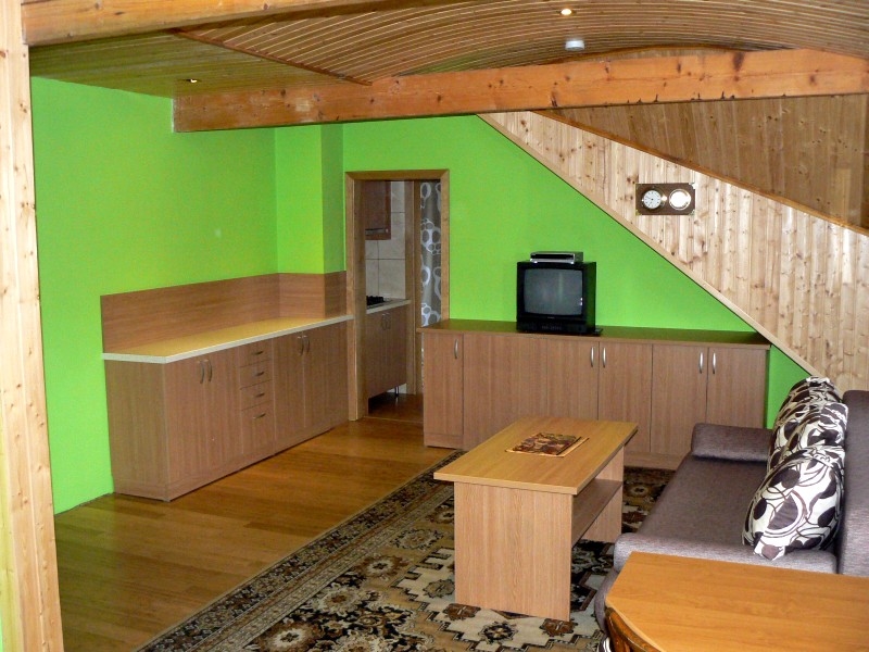 Obývačka v apartmáne